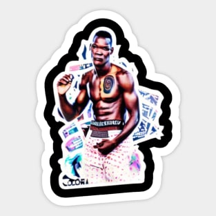 israel adesanya Sticker